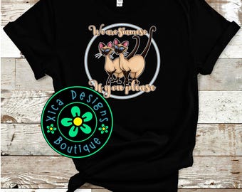 Siamese Cats 'Lady and the Tramp' Unisex T-Shirt