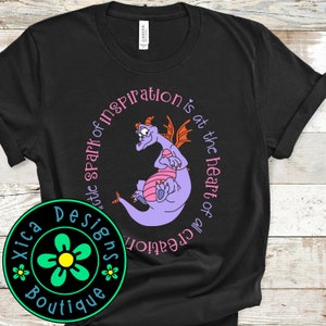 Figment Shirt, One Little Spark Of Inspiration Shirt, Disney Epcot Imagination Shirt, Figment Epcot Center Shirt, Direct To Garment