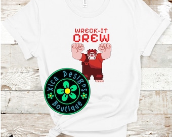 Wreck-It Ralph Crew Shirt, Family Matching Tee