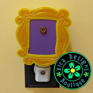 3D Printed Friends Peephole Frame Night Light
