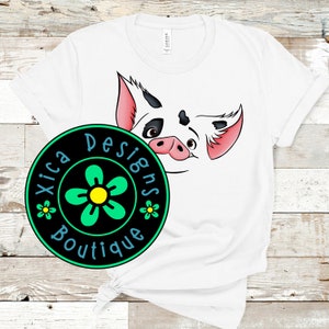 Moana Pua Pig Face Shirt - Halloween Costume Tee