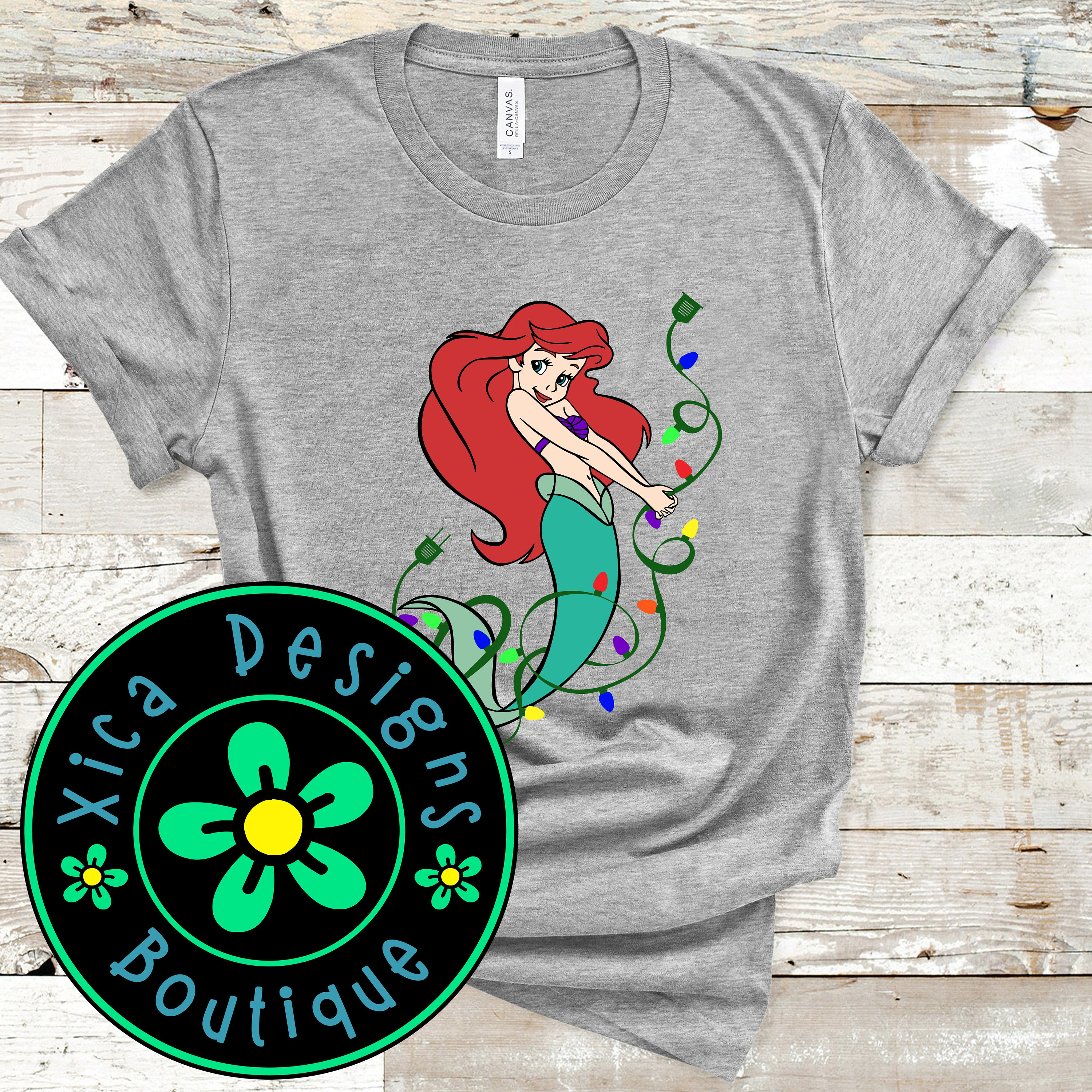 Ariel Tee Etsy - Christmas