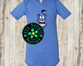 Aladdin Genie Baby Bodysuit - Halloween Costume Shirt
