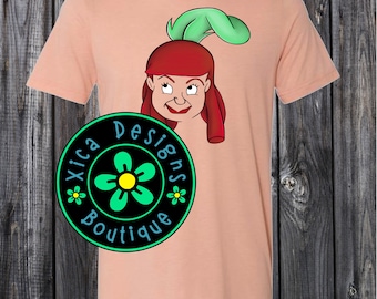 Anastasia Face Shirt: Cinderella Step-Sister Halloween Costume Tee