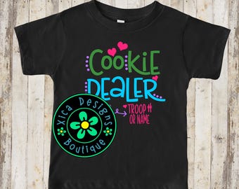 Cookie Dealer Infant Shirt: Girl Cookies, Troop Shirt