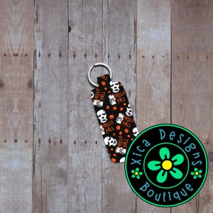 Halloween Sublimation Keychain Lip Balm Holder