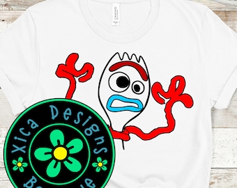 Forky Face Shirt, Toy Story Inspired, Disney Halloween Costume