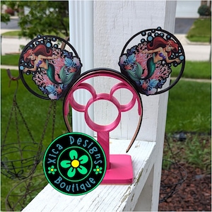 3D Printed Ariel Mouse Ears: The Little Mermaid Headband