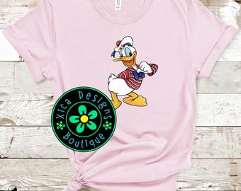 Donald Duck Sailor Shirt, Disney Cruise Family Matching Tee