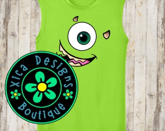 Camiseta sin mangas de Mike Wazowski: Disfraz de Halloween de Monsters Inc.