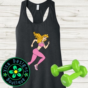 Princess Aurora Inspired Workout Outfit