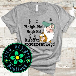 Bashful Dwarf Beer Shirt: Epcot Food & Wine Festival Tee