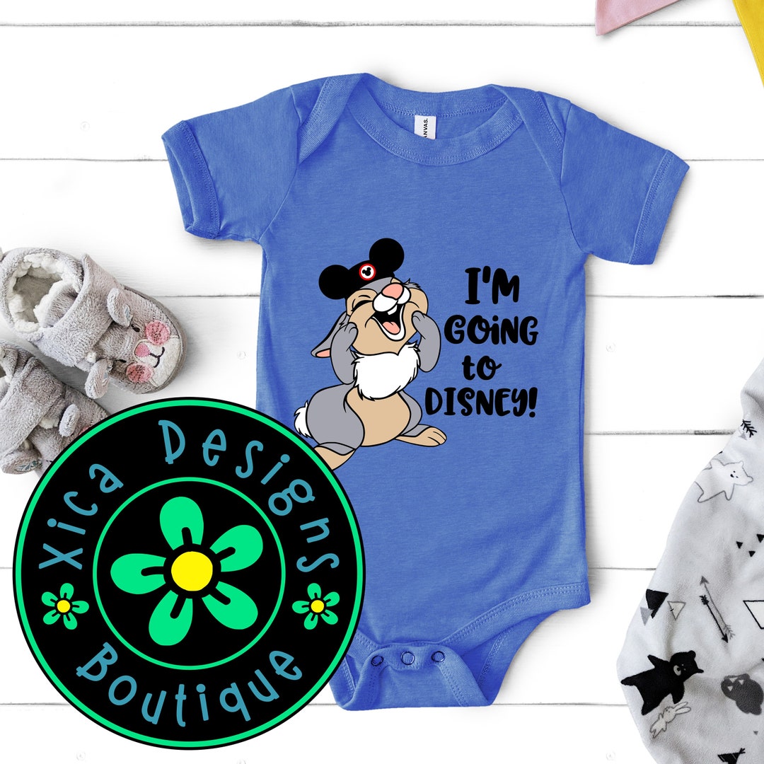 Thumper Baby Bodysuit, Thumper I'm Going to Disney Infant Bodysuit