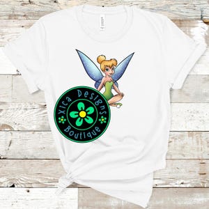 Tinkerbell T-Shirt, Peter Pan Shirt, Neverland Tee, Pixie Dust