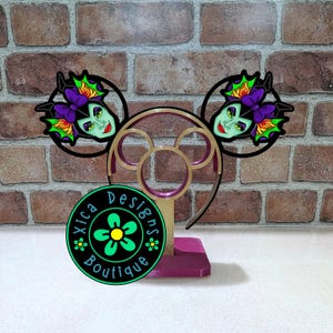 3D Printed Maleficent Mickey Ears: Villains Mouse Ears Headband