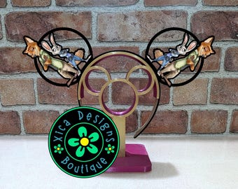 Serre-tête imprimé oreilles de Mickey Judy Hopps en 3D - Oreilles de souris Zootopia de Nick Wilde
