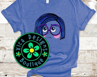 Inside Out Sadness Shirt: DTG Halloween Costume Tee