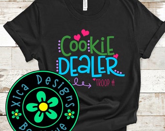 Cookie Dealer Shirt: Youth Girls Troop T-Shirt