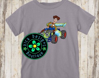 Woody RC Car Shirt: Toy Story Toddler Tee