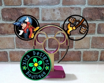 Diadema con orejas de Mickey de Fantasía impresa en 3D - Diseño del Aprendiz de Brujo