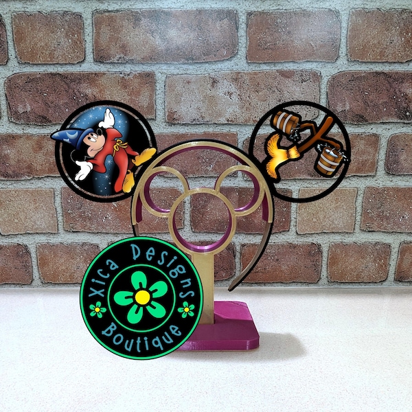 3D Printed Fantasia Mickey Ears Headband - Sorcerer Apprentice Design
