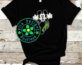 Mickey Mouse Vampire Halloween Shirt: Not-So-Scary Party Tee