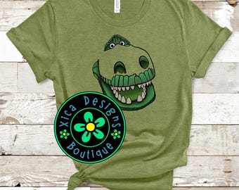 Rex Dinosaur Shirt: Toy Story Inspired, Direct To Garment Print