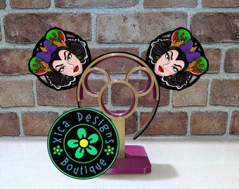 3D Printed Evil Queen Mickey Ears: Snow White Villains Headband