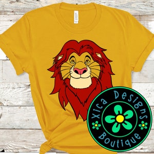 Mufasa Face Shirt: The Lion King Halloween Costume Tee