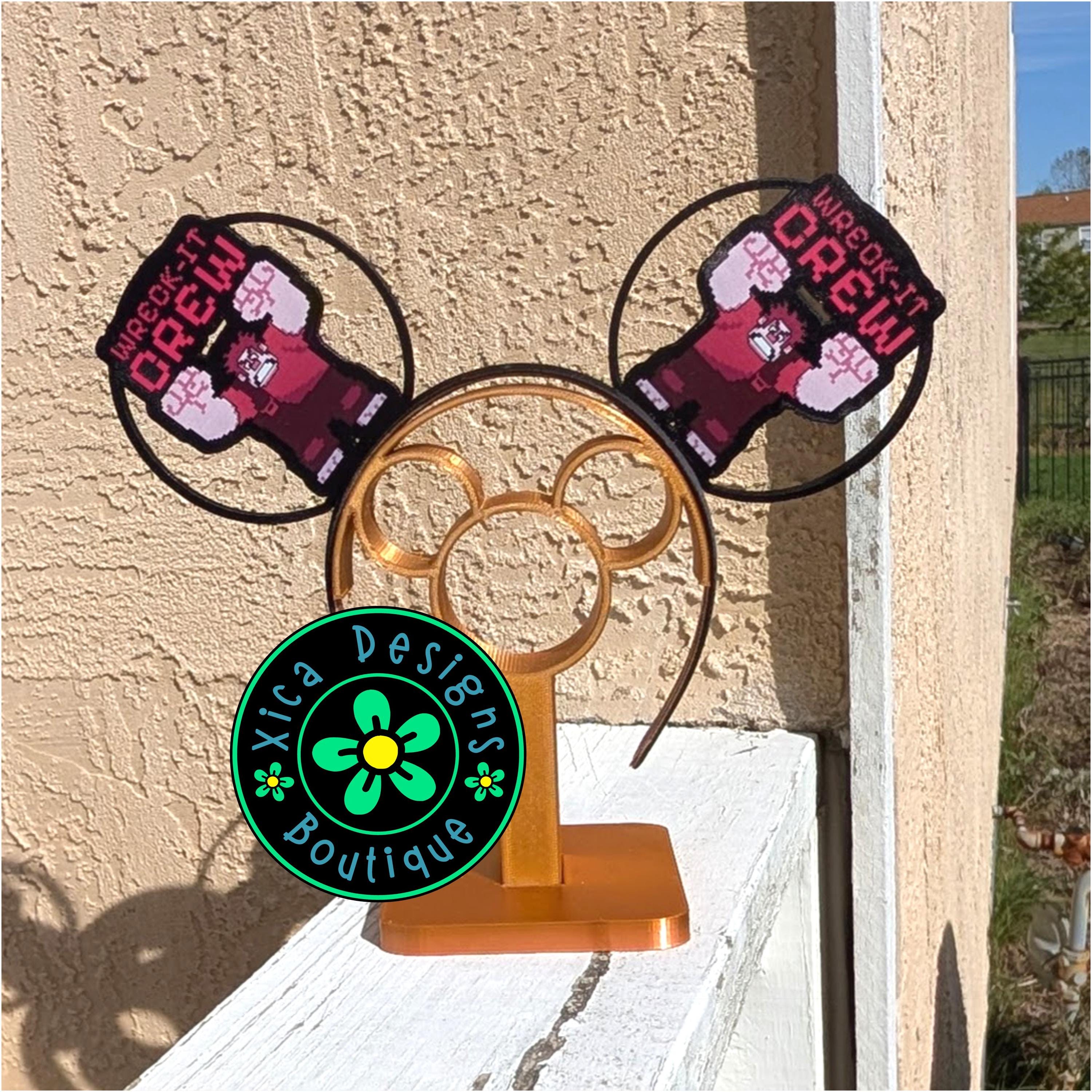 3D Printed Wreck It Ralph Mickey Ears 3D Printed Wreck It Ralph Mickey Mouse Ears Headband, Disney  main image 4