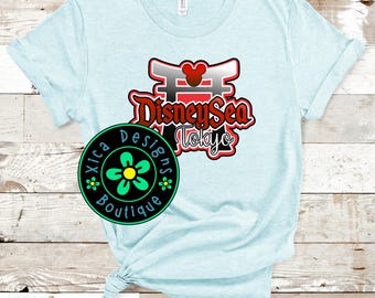 DisneySea Tokyo Family Matching Shirt: Direct To Garment Print