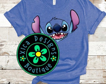 Stitch Face Shirt: Lilo and Stitch Halloween Costume Tee