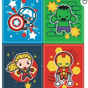 Mavel hero panel fabric