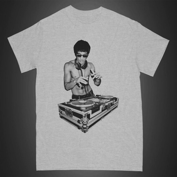 t shirt bruce lee dj