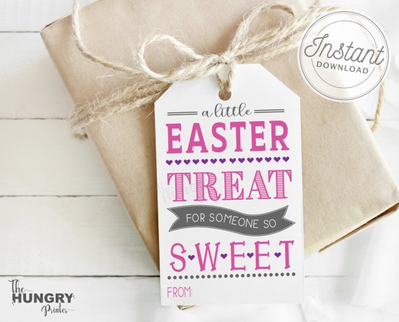 Printable Easter Tags Printable Easter Gift Tag Easter Tags