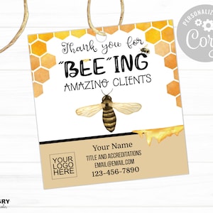 Bee Pop By, Just Popping By, Appreciation Tags, Pop By Tags, Spring Pop By, Printable pop by, Real Estate Tags, Real Estate Marketing, Honey
