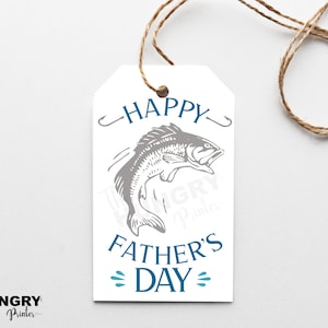 Druckbare Vatertagsgeschenk, alles Liebe zum Vatertag, Angeln Geschenk für Papa, Geschenkanhänger, Geschenkanhänger zum Vatertag