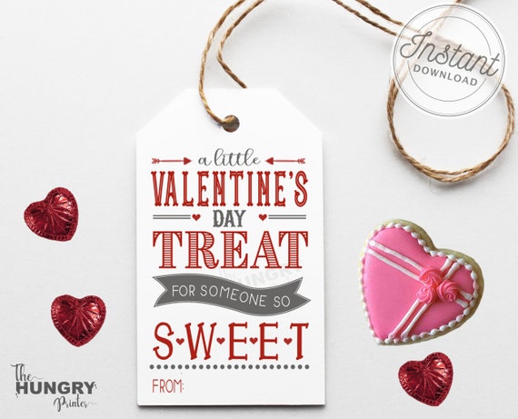 Printable Valentine Tags Printable Valentine's Day Tags