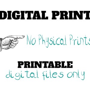 Puede incluir: Impresi&oacute;n digital, sin impresiones f&iacute;sicas. Archivos digitales imprimibles &uacute;nicamente. Una mano apunta al texto.