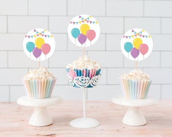 21 birthday cupcake toppers printable etsy ireland