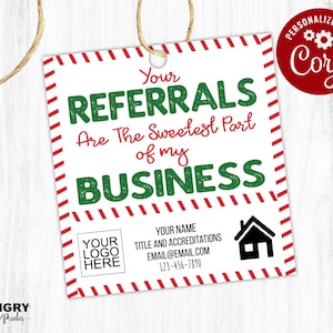 Christmas Pop Bys, Real Estate Christmas, Appreciation Tags, Pop By Tags, Printable pop by, Real Estate Tags, Real Estate Marketing