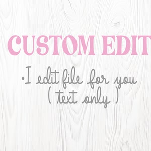 I Edit File For You, Digital File