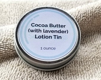 Cocoa Butter with Lavender Lotion Tin