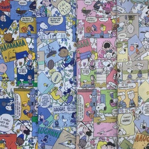 Liberty Tana Lawn Liberty Japan PEANUTS COLLECTION Vol.2 2025  “Comic Strip Cosmos” FQ Snoopy Fabric bundle 4 pieces