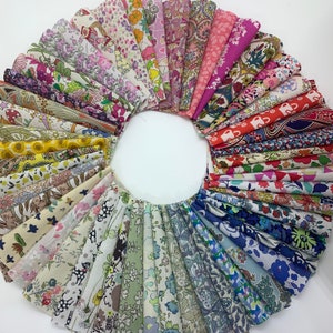 Liberty of London Tana Lawn 4"x 50 Charm Pack -Liberty Giappone