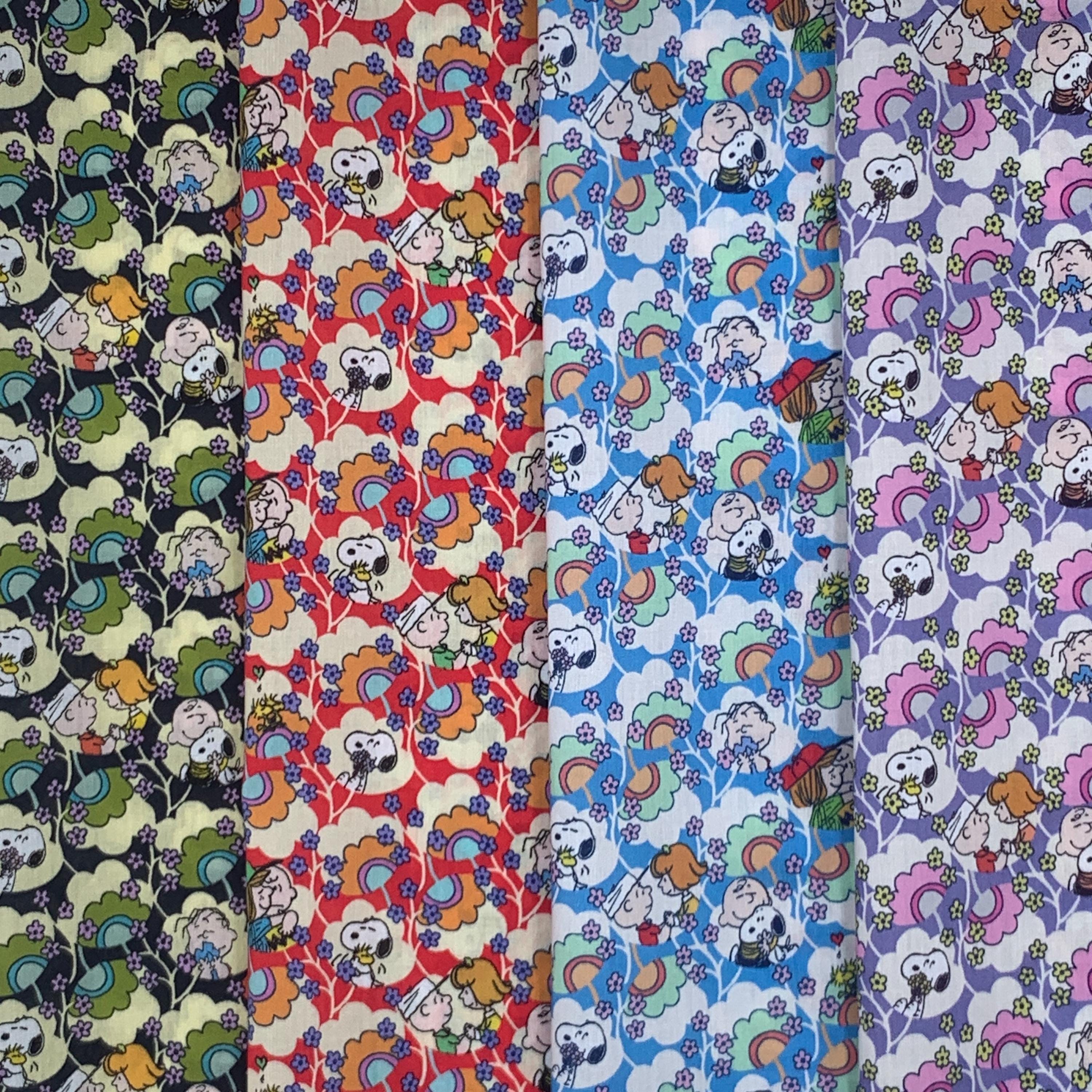 Japan Liberty Snoopy Fabric - Etsy