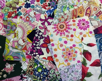 Liberty of London Tana Lawn “Ultimate Scrap Bag” 50g of 2.5” Squares