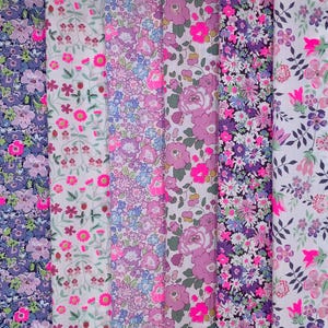 Liberty Tana Lawn Liberty Japan Neon Liberty Neon Pink F16th Bundle