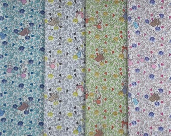Liberty Tana Lawn Peter Rabbit & Liberty Japan 2026SS “Rose and Thistle Peter”  F16th Bundle