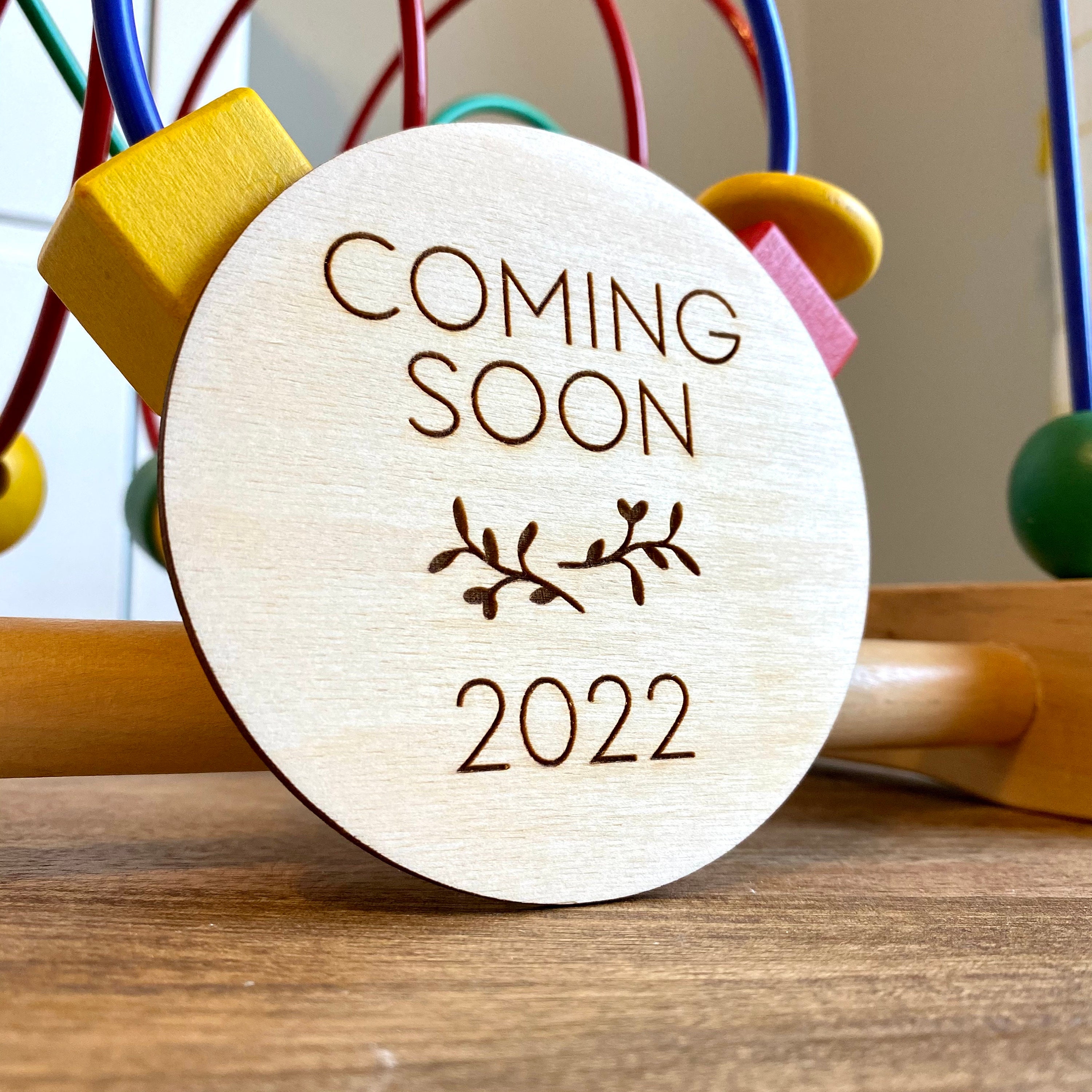 Coming Soon 2022 Sign Baby Announcement Sign Newborn Photo Etsy